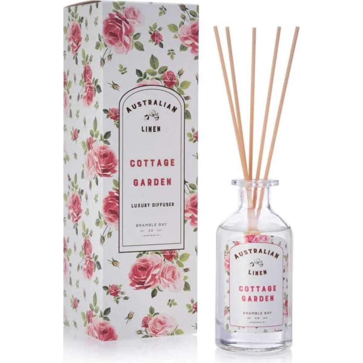 Bramble Bay Co. Australian Linen Cottage Garden Reed Diffuser 180ml