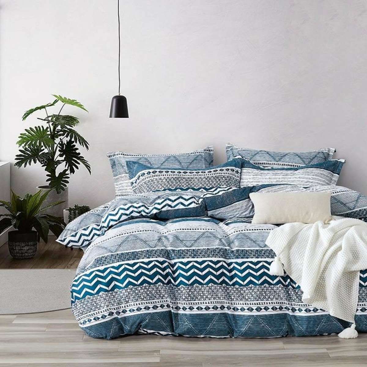 CleverPolly Jasper Quilt Cover Set Queen Woolworths