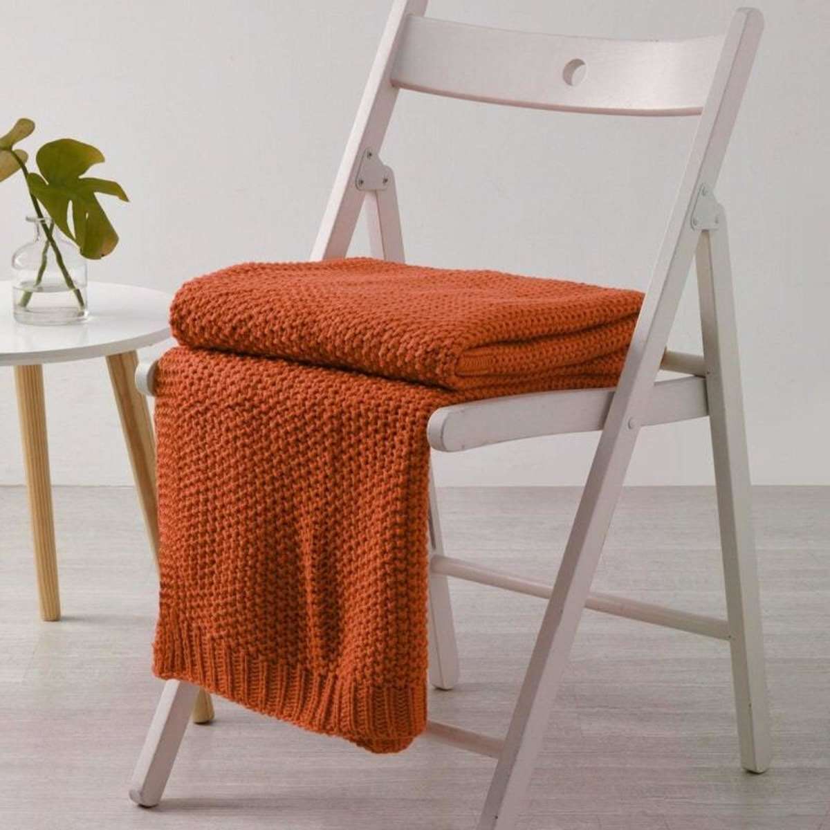 Esplanade Home Waterfront Knitted Throws Rust Woolworths