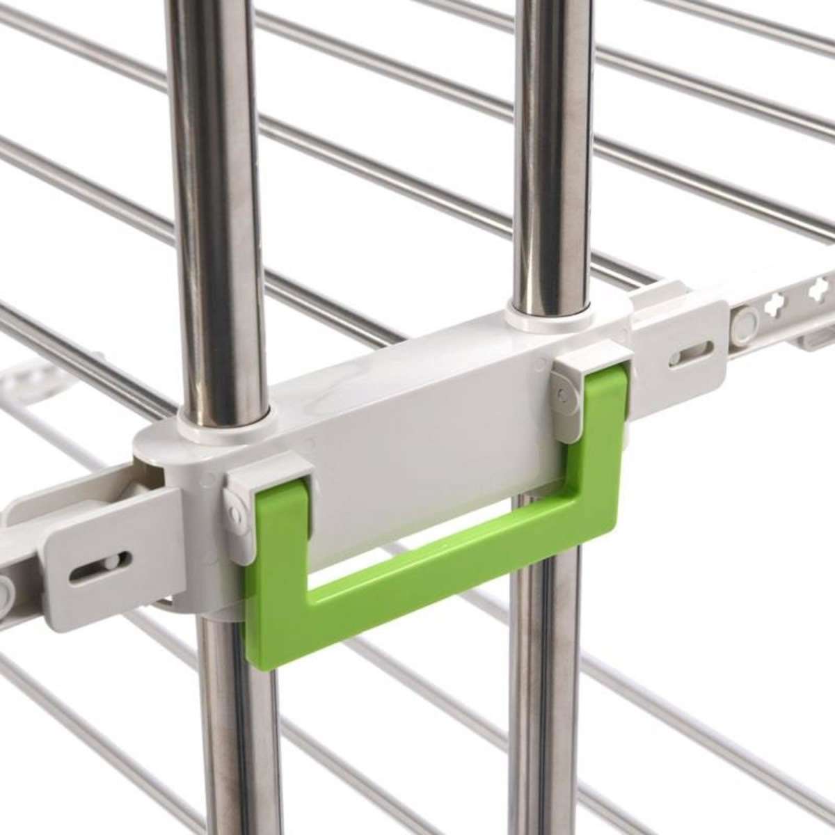 Nelio 3 Tier Large Foldable Rolling Clothes Airer Laundry Drying Rack