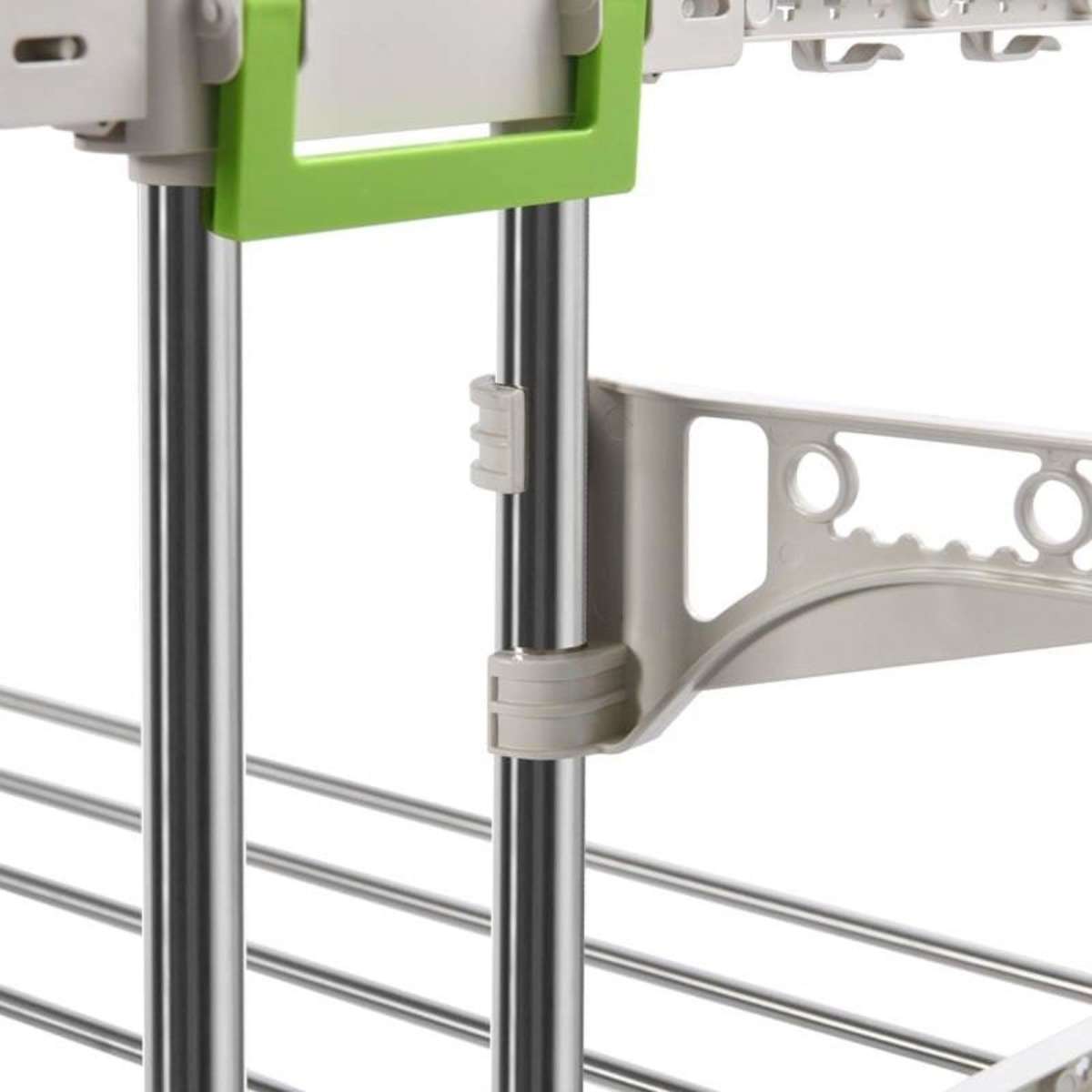 Nelio 3 Tier Large Foldable Rolling Clothes Airer Laundry Drying Rack