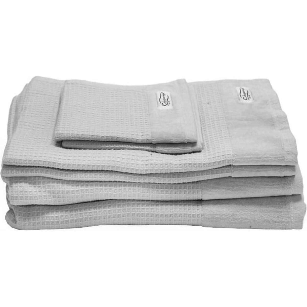 Onkaparinga Mossman Quick Dry 6 Piece Towel Pack Silver Woolworths