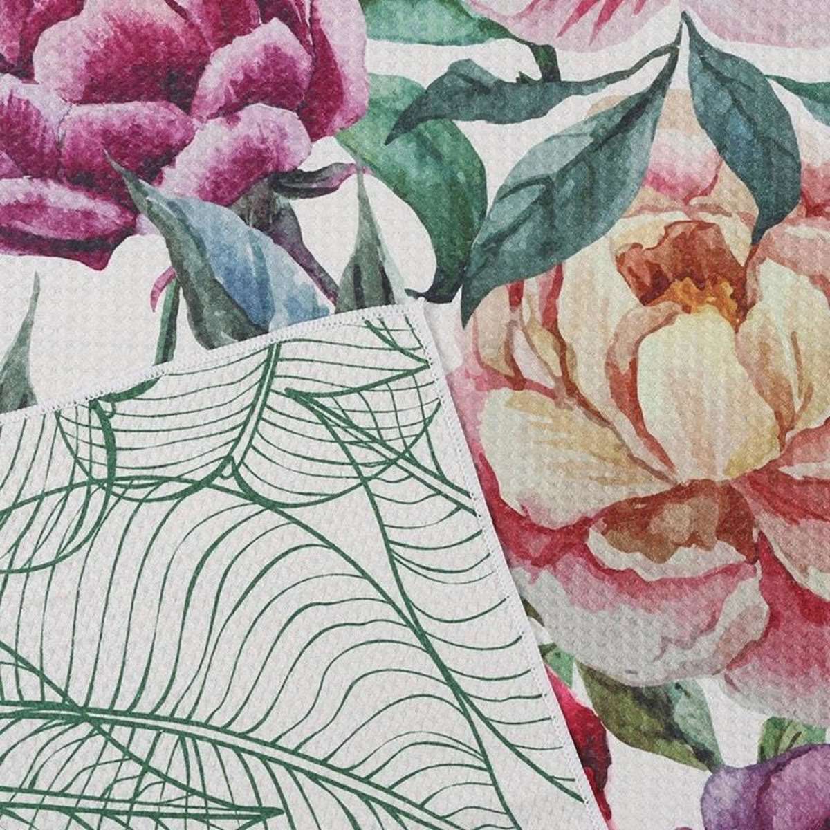 Onkaparinga Reversible Sand Free Beach Towel Pretty Floral Burst