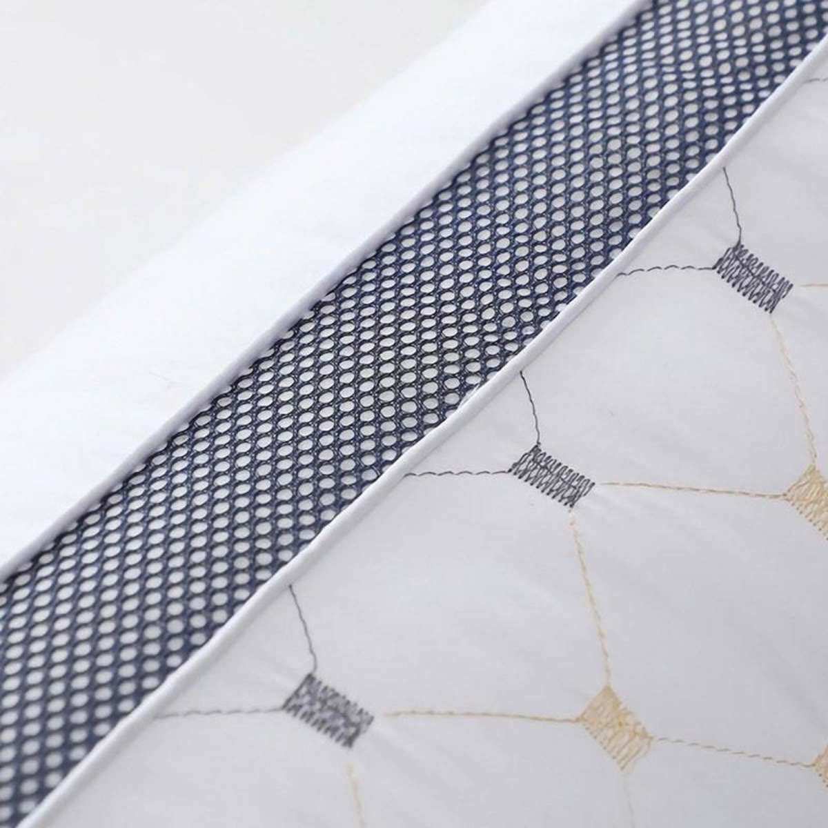 Queling 4 Pack Hotel Quality Pillow Checked Ultra Plush Soft Home Bed