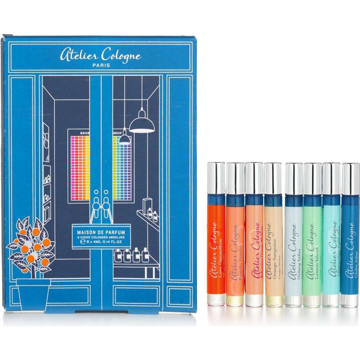 Atelier Cologne Maison De Parfum 8 Iconic Colognes Absolues 8x4ml/0