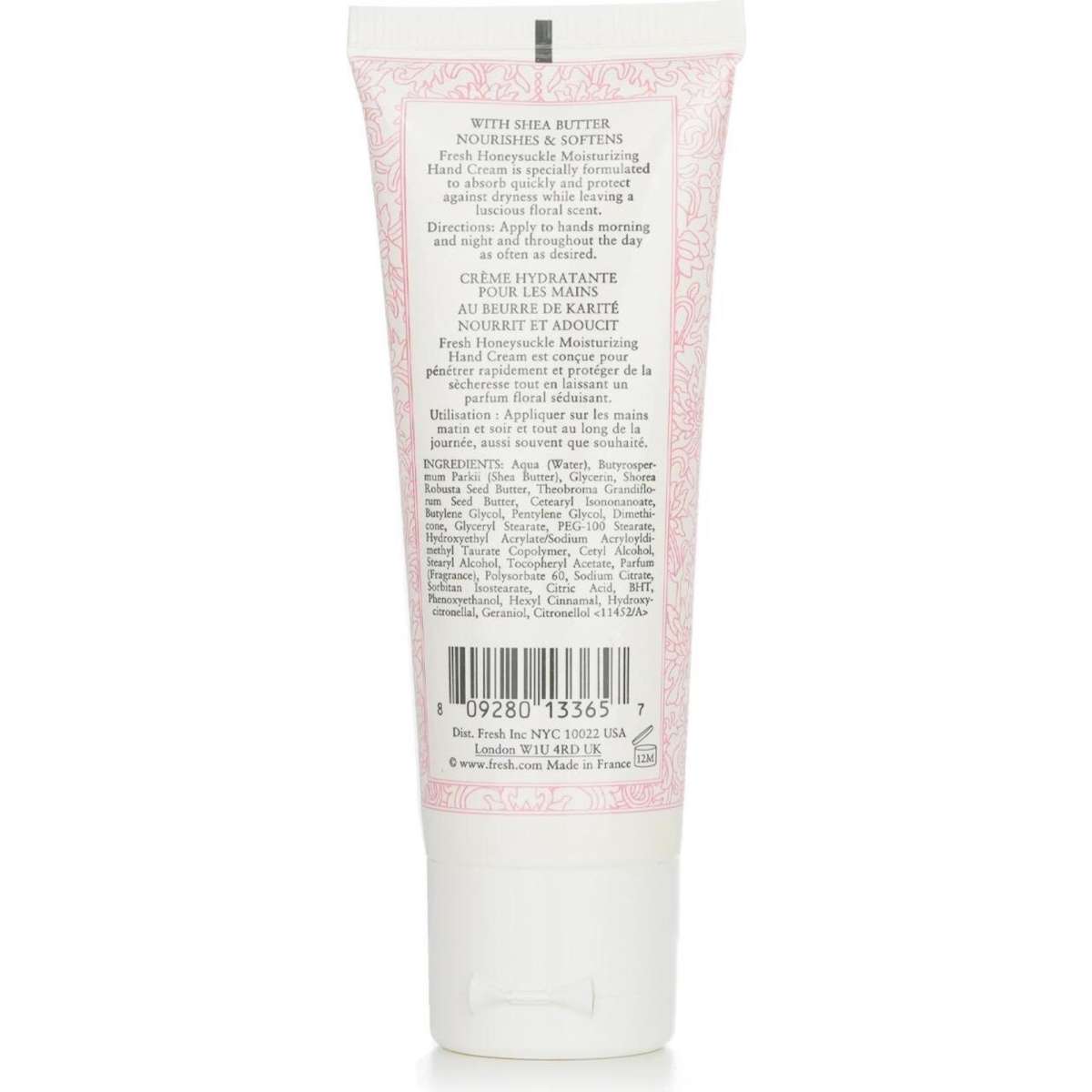Fresh Honeysuckle Moisturizing Hand Cream 30ml/1oz Woolworths
