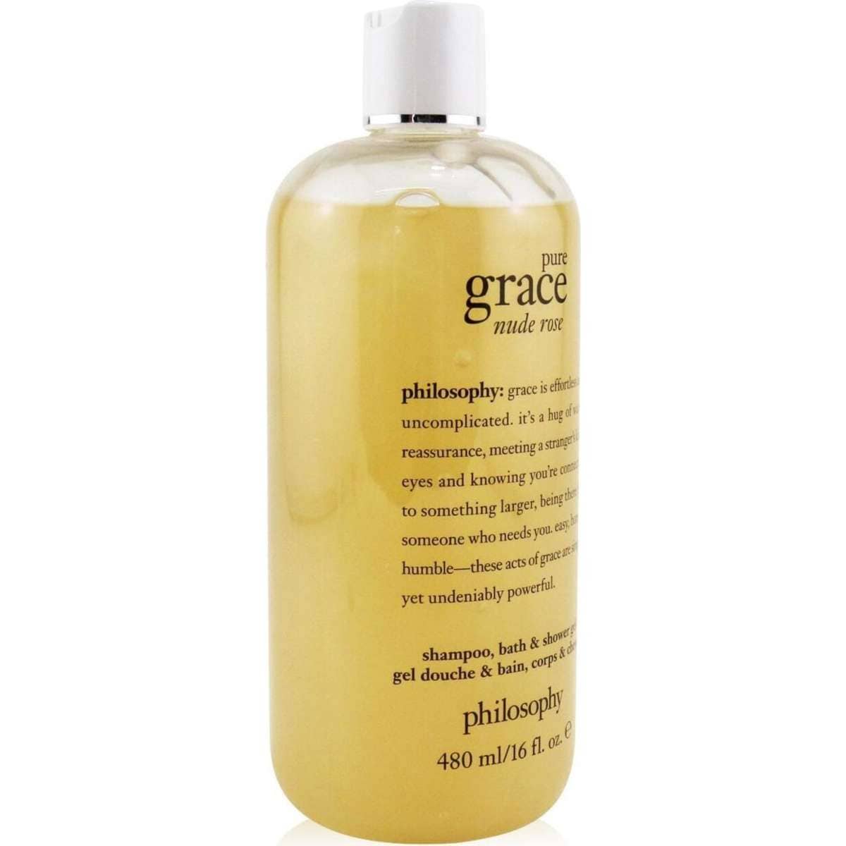 Philosophy Pure Grace Nude Rose Shampoo, Bath & Shower Gel 480ml/16oz
