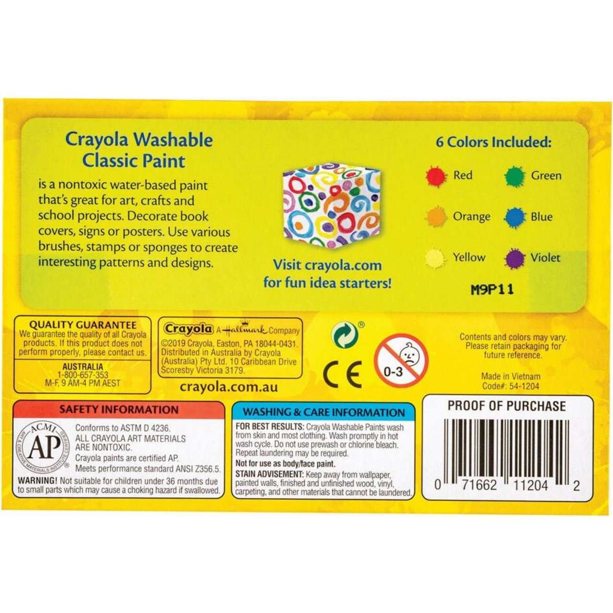 crayola-washable-paint-non-toxic-colour-6pc-3-woolworths