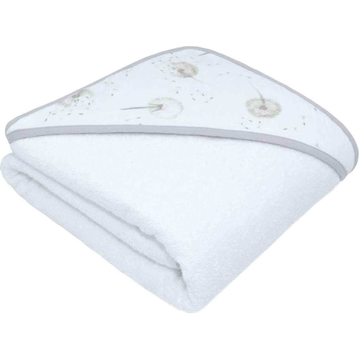 Living Textiles Organic Muslin Hooded Towel Dandelion 1EA | Woolworths