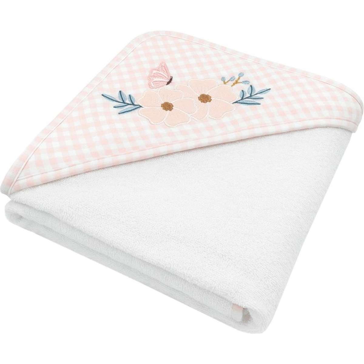 Living Textiles Hooded Baby Infant Towel Butterfly Garden | Woolworths