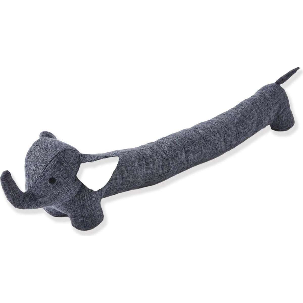 Pilbeam Living Elle The Elephant Plush Fabric Draught Stopper Tube