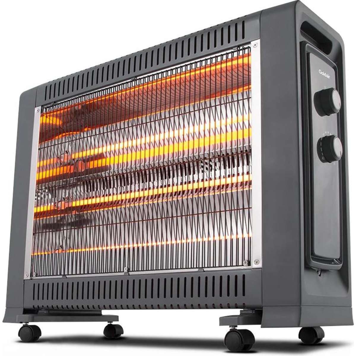 Goldair Radiant Heater w/ Fan Charcoal 65.5cm 2400W 1EA | Woolworths