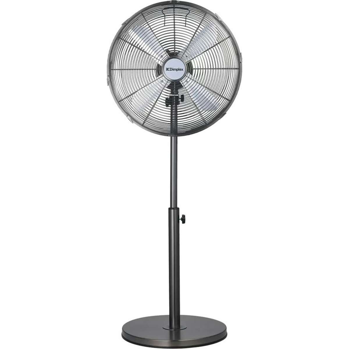 Dimplex High Velocity Oscillating Pedestal Fan Gunmetal 40cm Woolworths
