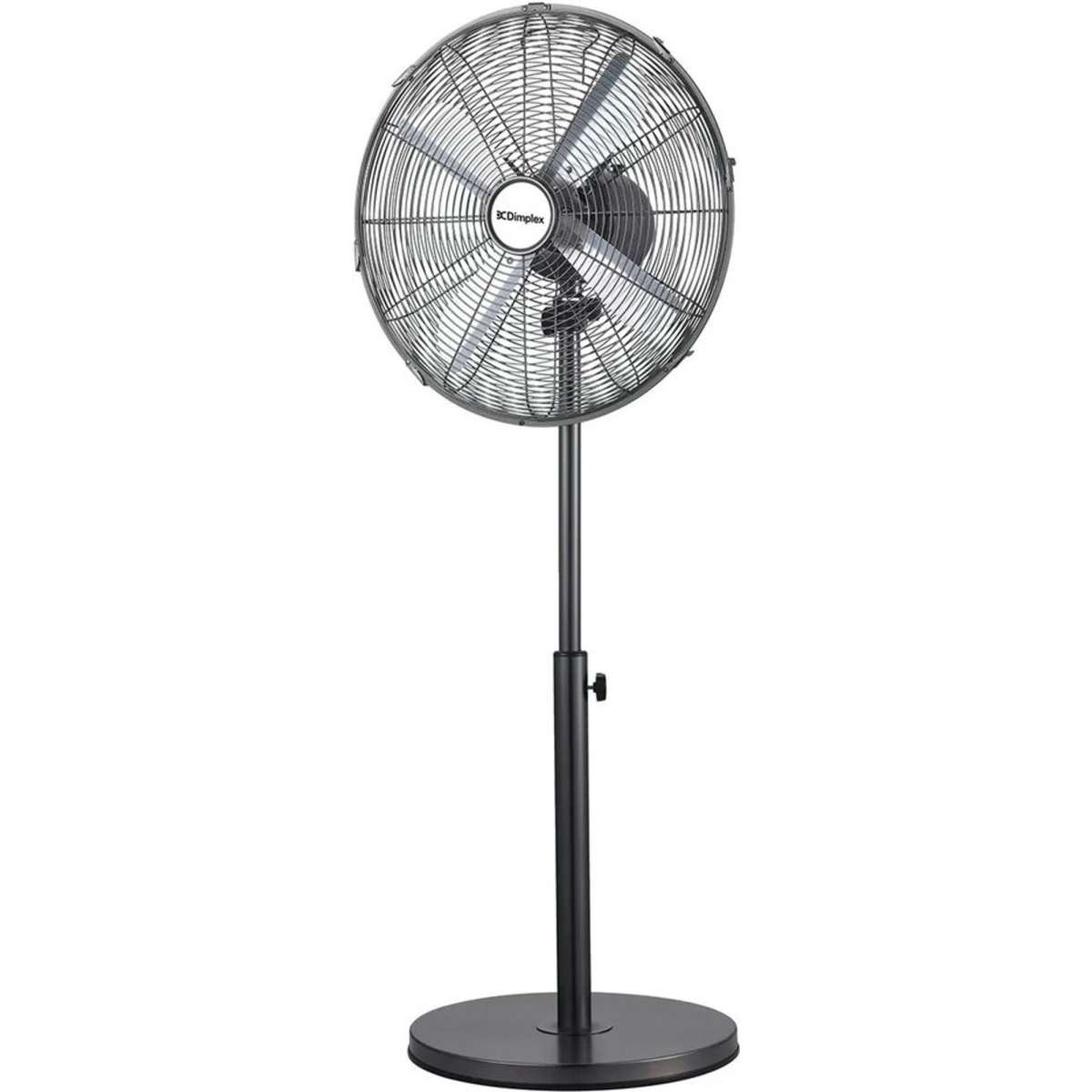 Dimplex High Velocity Oscillating Pedestal Fan Gunmetal 40cm Woolworths