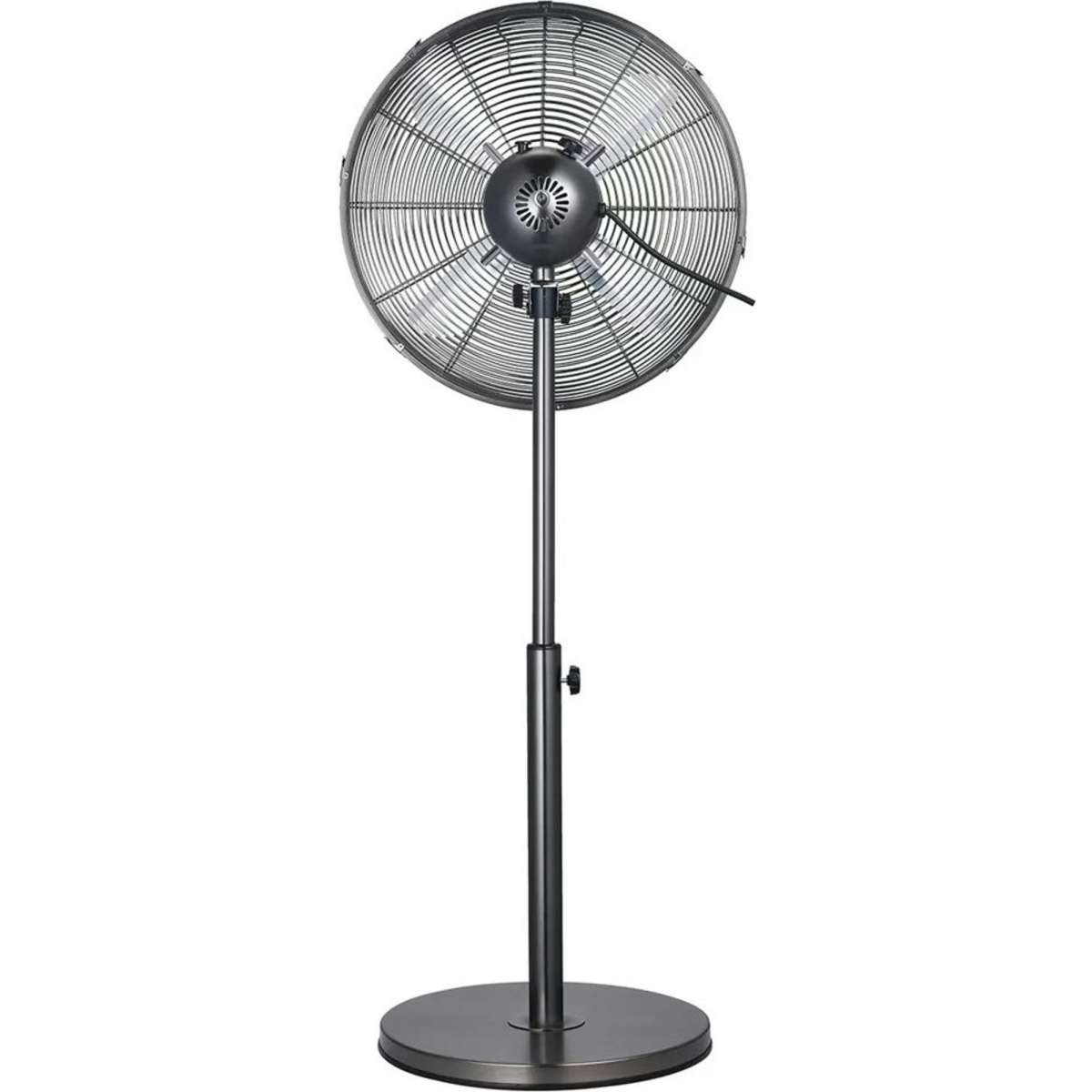Dimplex High Velocity Oscillating Pedestal Fan Gunmetal 40cm Woolworths