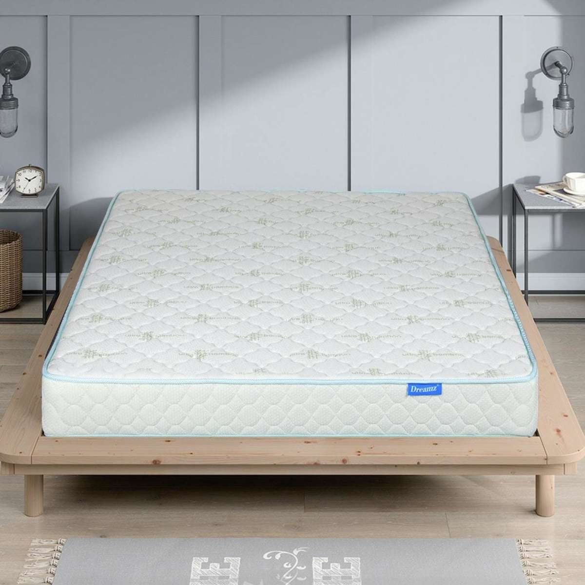DreamZ Spring Mattress Coconut Coir Hard Extra Firm DoubleSided HD