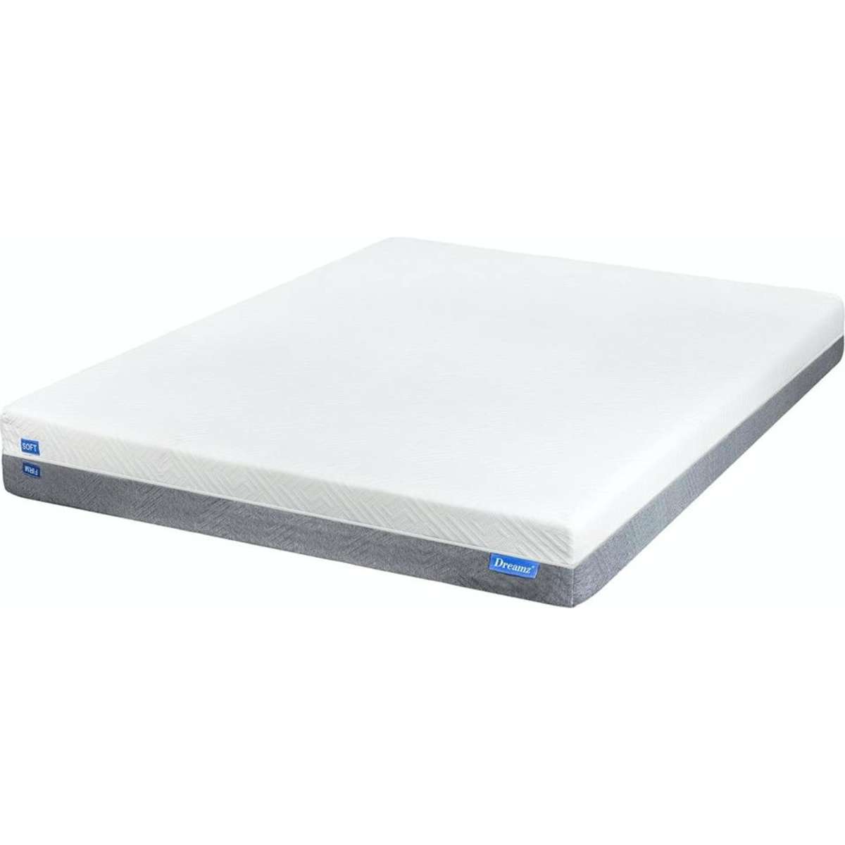 DreamZ Memory Foam Mattress Doublesided Egg Crate HD Foam Soft 15cm