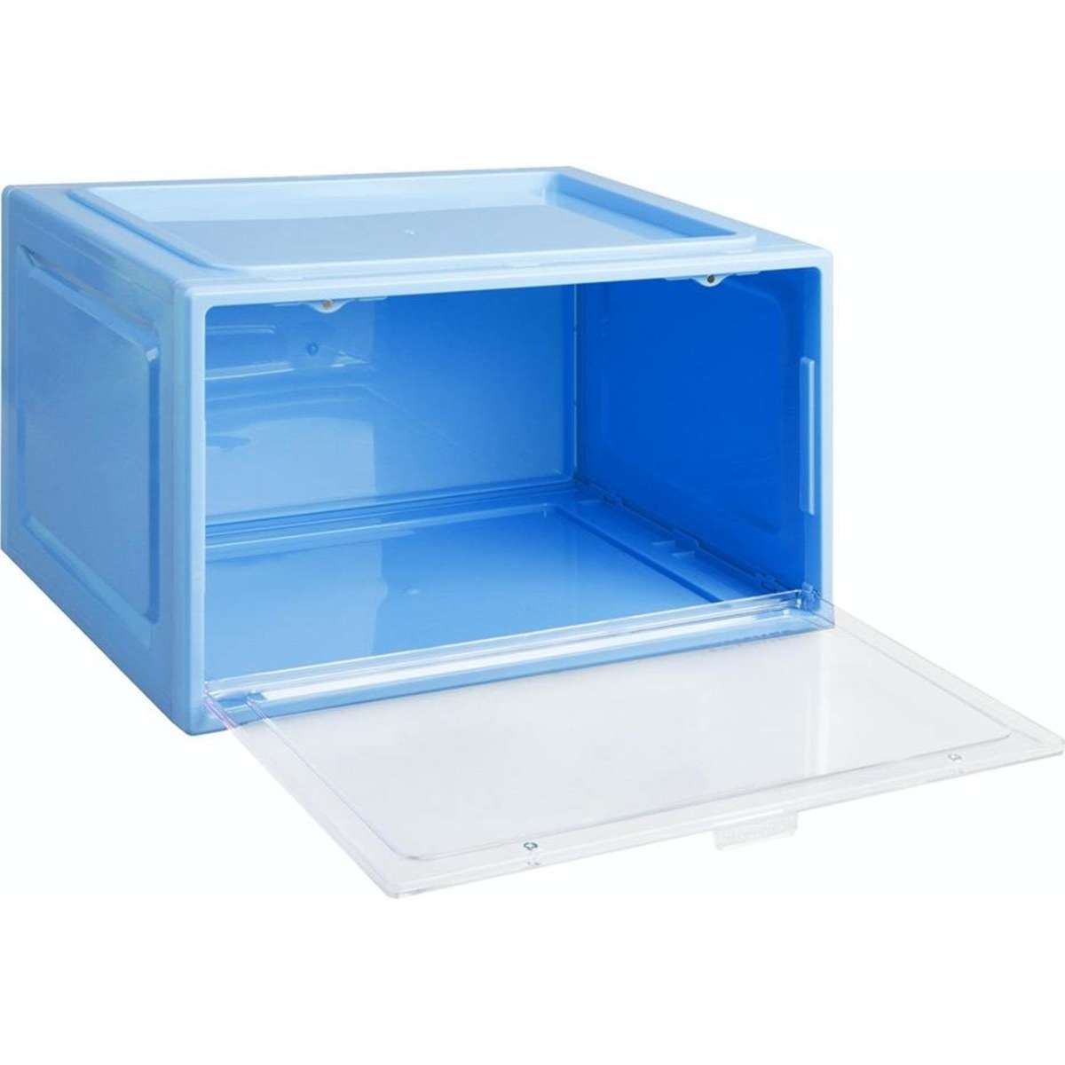 Stacked Sneaker Display Case Shoe Storage Box Clear Stackable