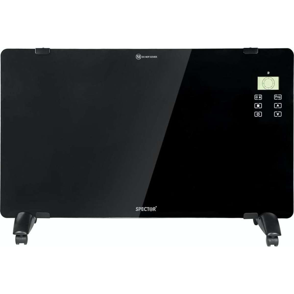 Spector Electric Glass Panel Heater Space Convection Energy Efficient