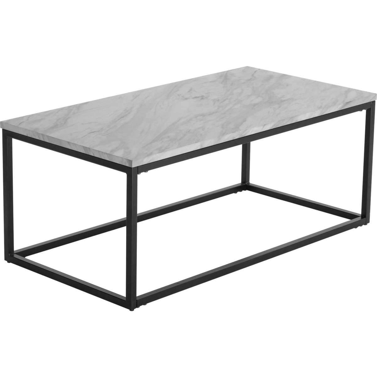 DREAMO Rectangular Coffee Table Marble Effect Woolworths