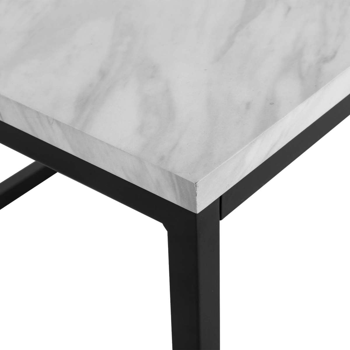 DREAMO Rectangular Coffee Table Marble Effect Woolworths