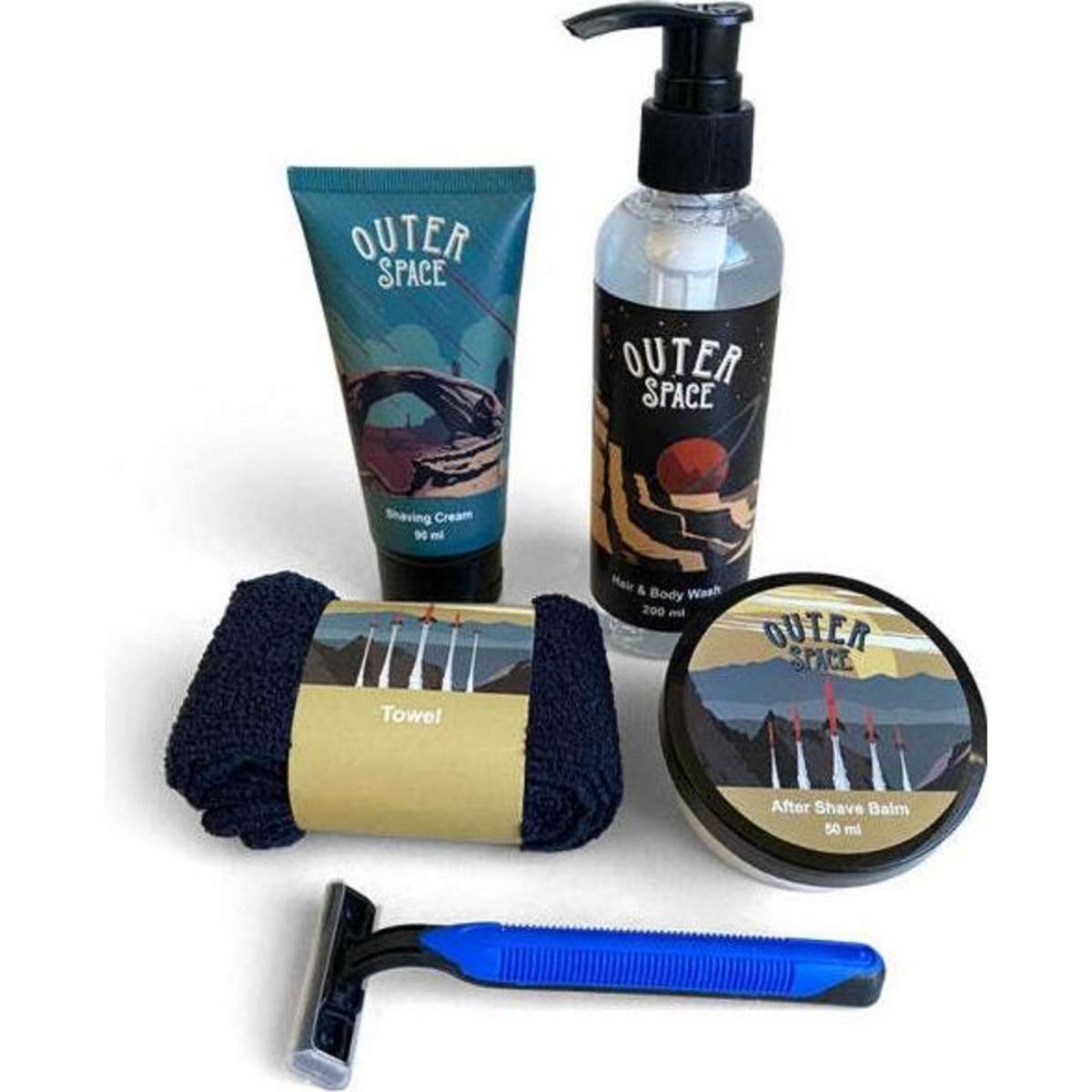 Mens Republic Grooming And Shaving Kit Gift Set 5pc Woolworths