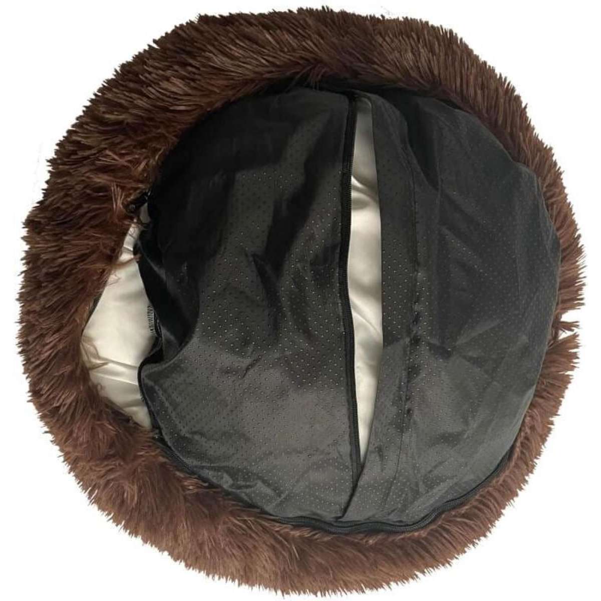 Aussie Land Removable Cover Calming Dog Bed Large Dark Brown Woolworths