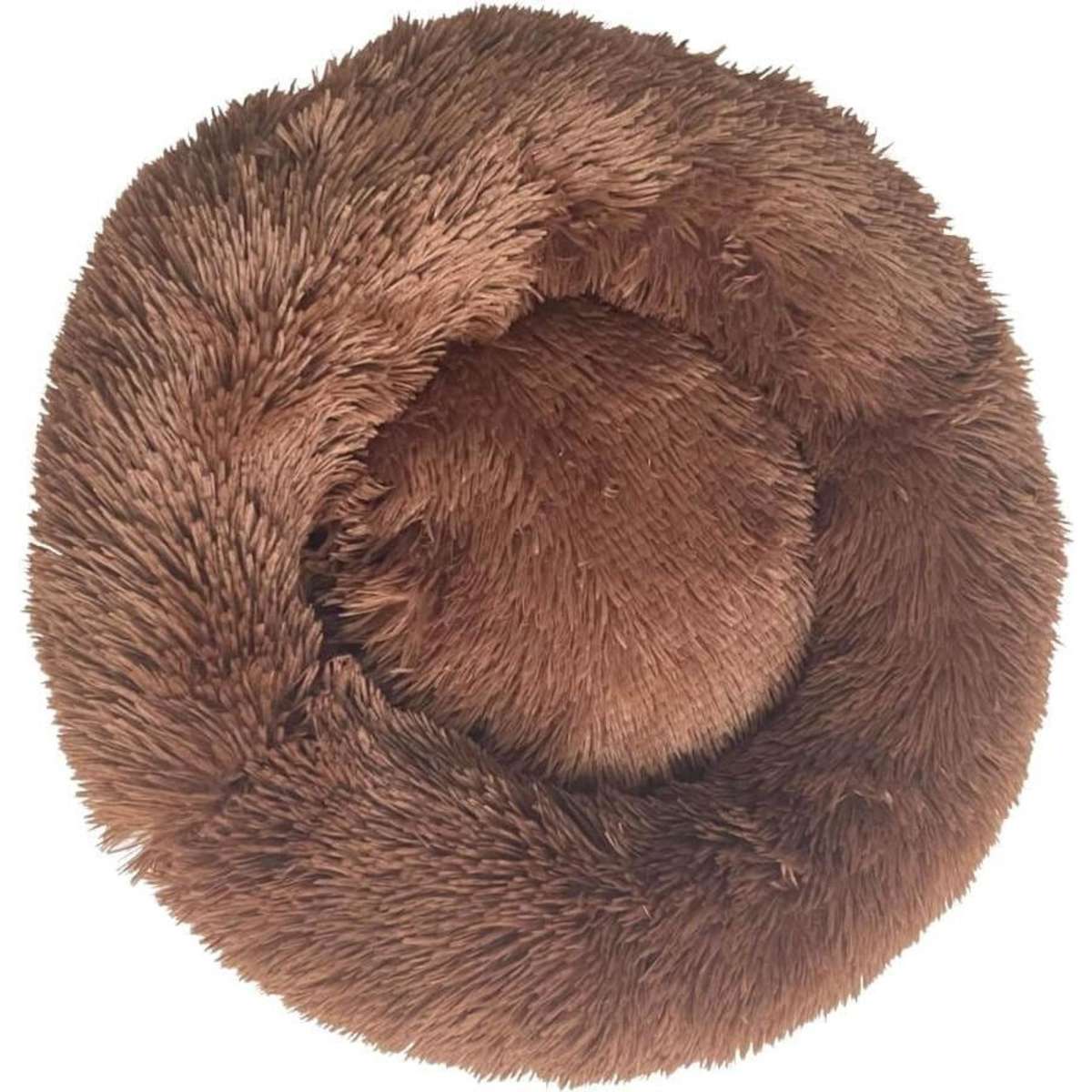 Aussie Land Removable Cover Calming Dog Bed Small Dark Brown Woolworths