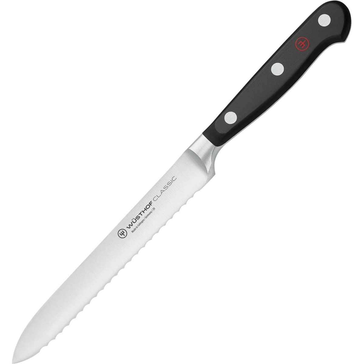 Wusthof Classic Serrated Utility Knife 14cm Woolworths