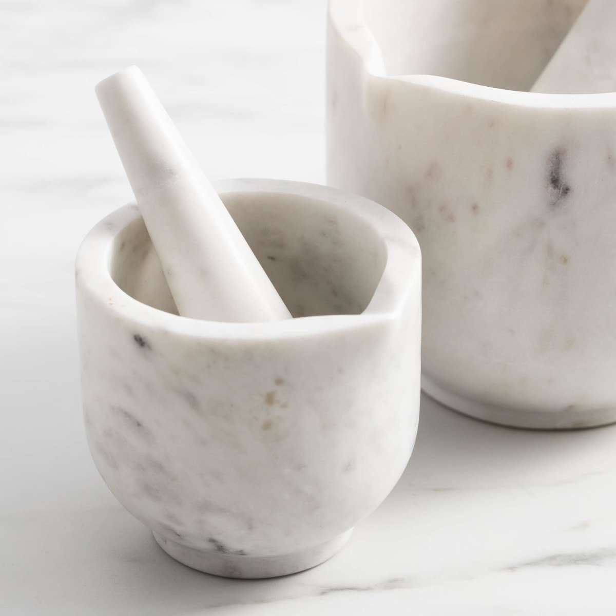 Salisbury & Co Riviera Mortar and Pestle 10cm White Woolworths