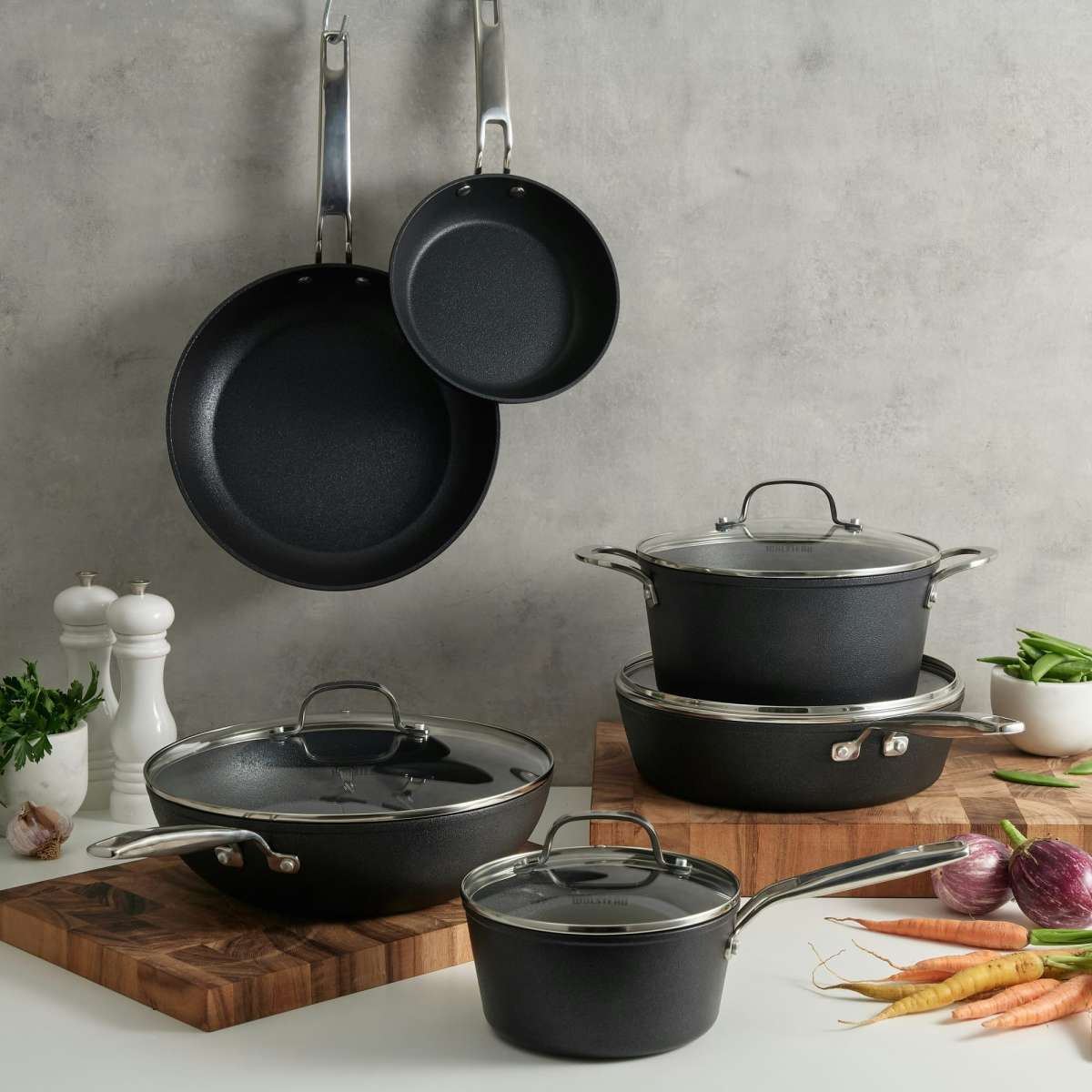 Wolstead Titan 6pc Non Stick Induction Cookware Set Woolworths