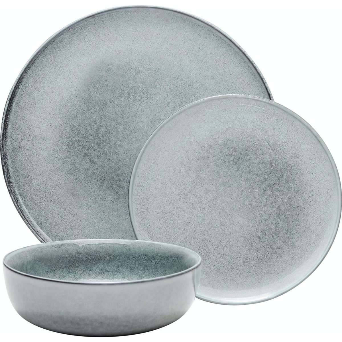 Salt & Pepper Relic Dinner Set 12pc Blue | Woolworths