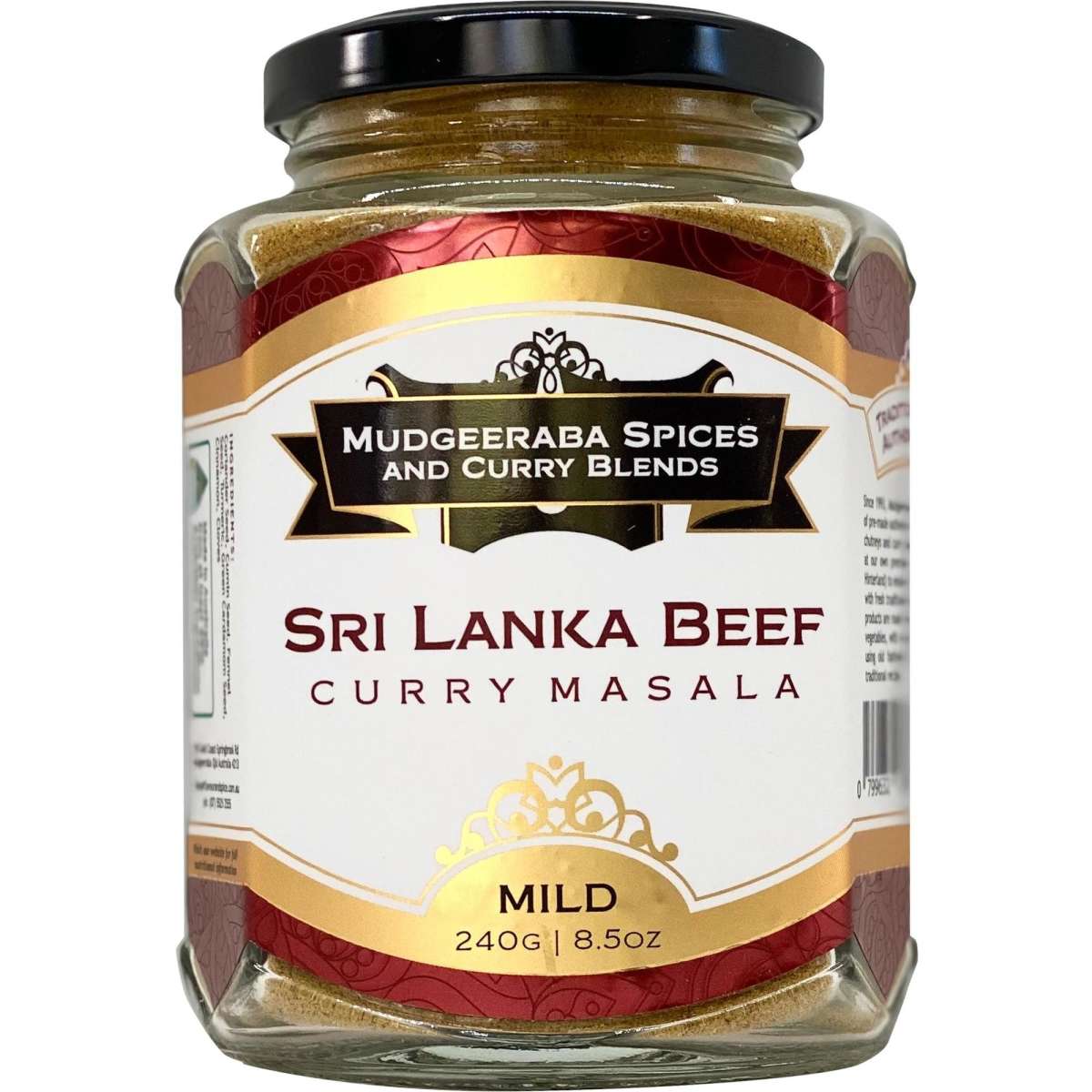 Mudgeeraba Spices Sri Lanka Beef Curry Masala Mild (240g) Woolworths