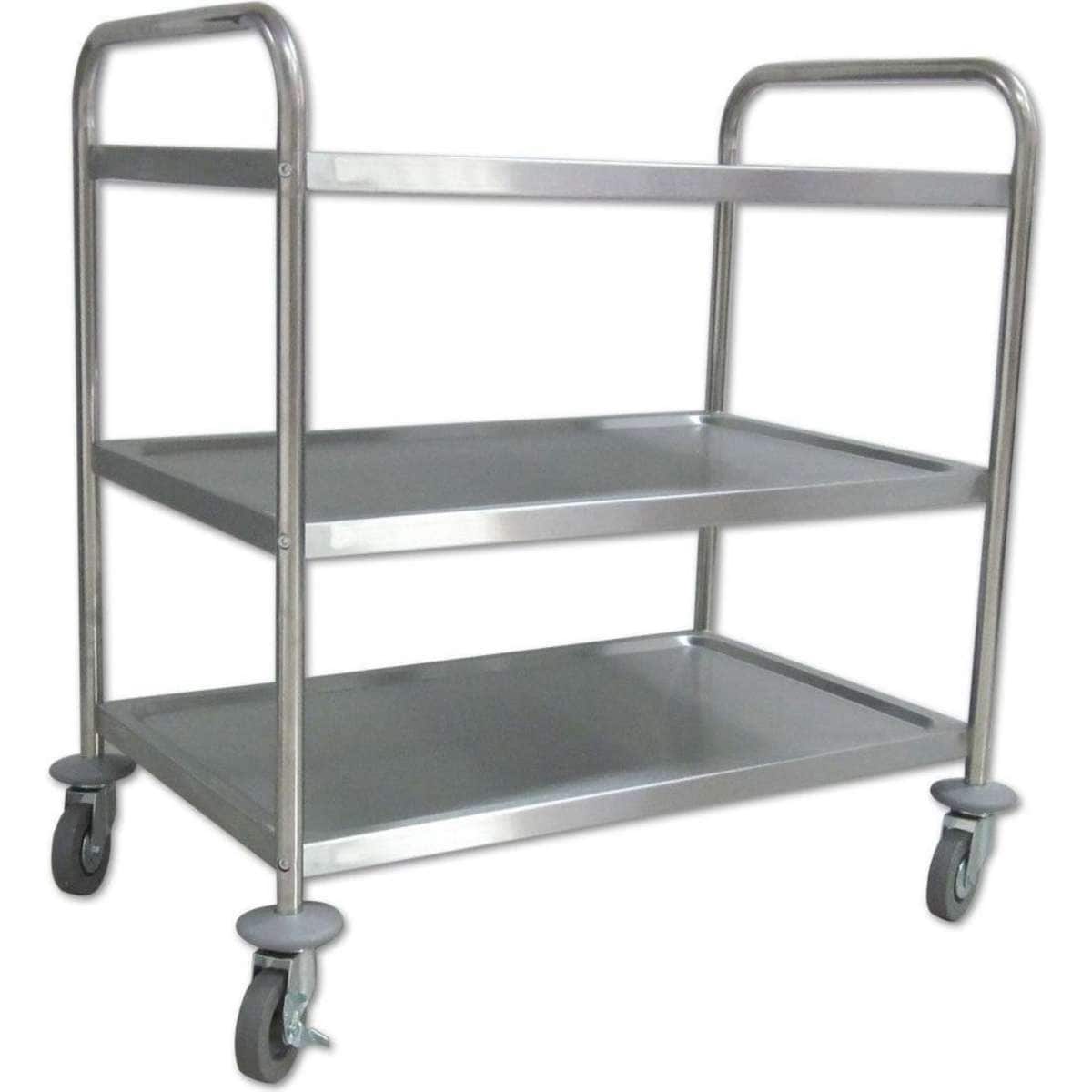 Ausway Kitchen Cart Dishes Trolley Storage Shelf with Wheels Woolworths