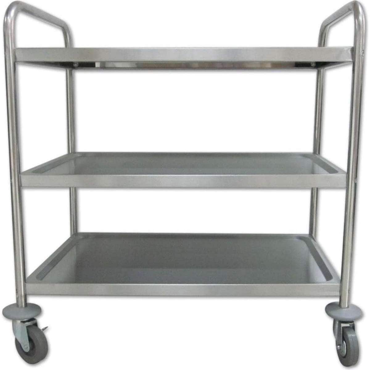 Ausway Kitchen Cart Dishes Trolley Storage Shelf with Wheels Woolworths