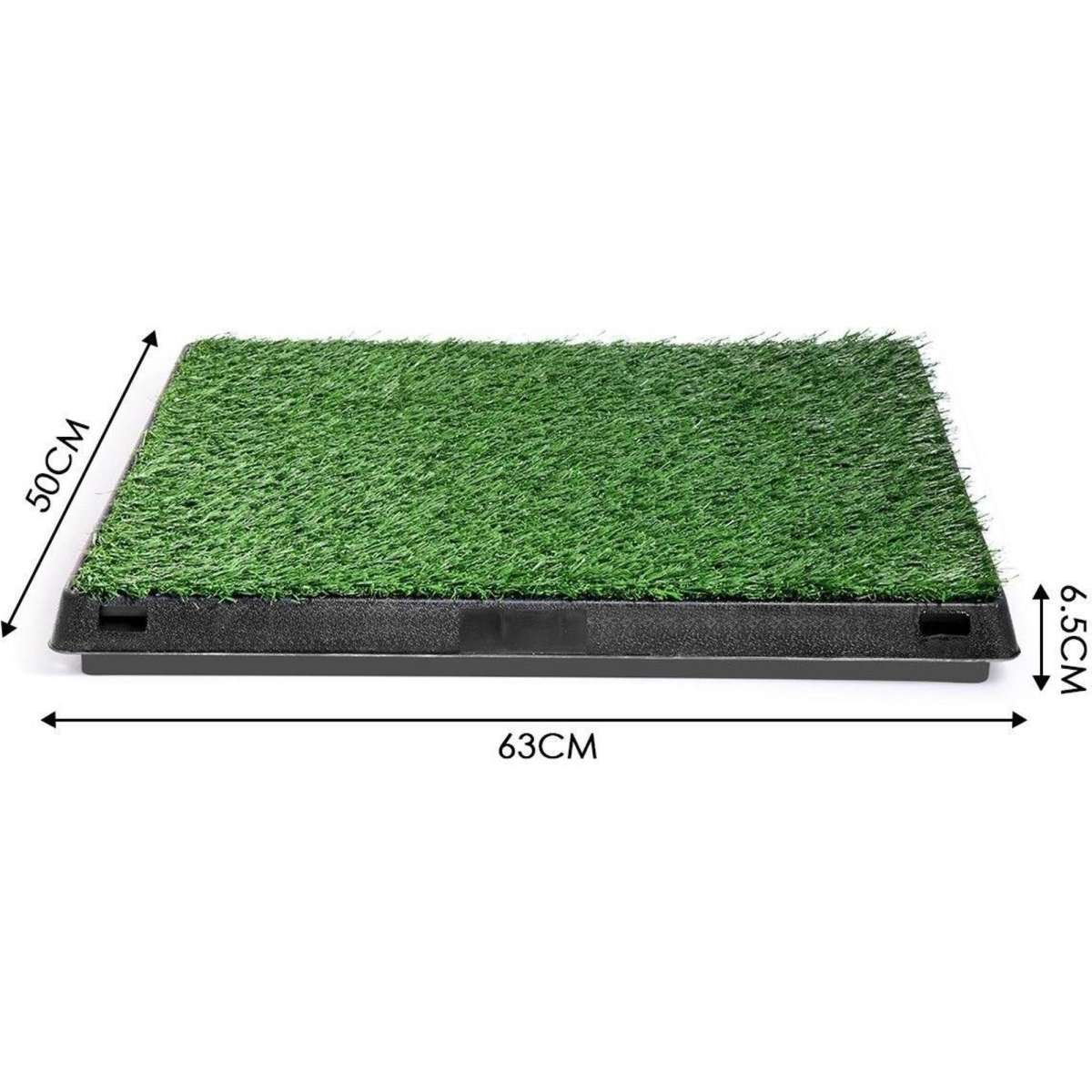 Ausway Indoor Pet Pee Training Pad with 2 Artificial Grass Mat Woolworths