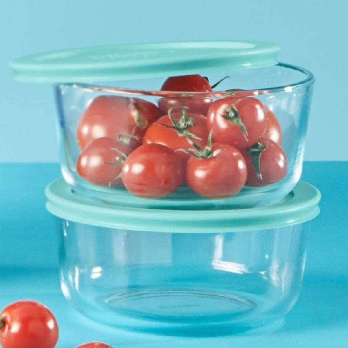 Pyrex Simply Store 14Piece Round Glass Food Container Set with