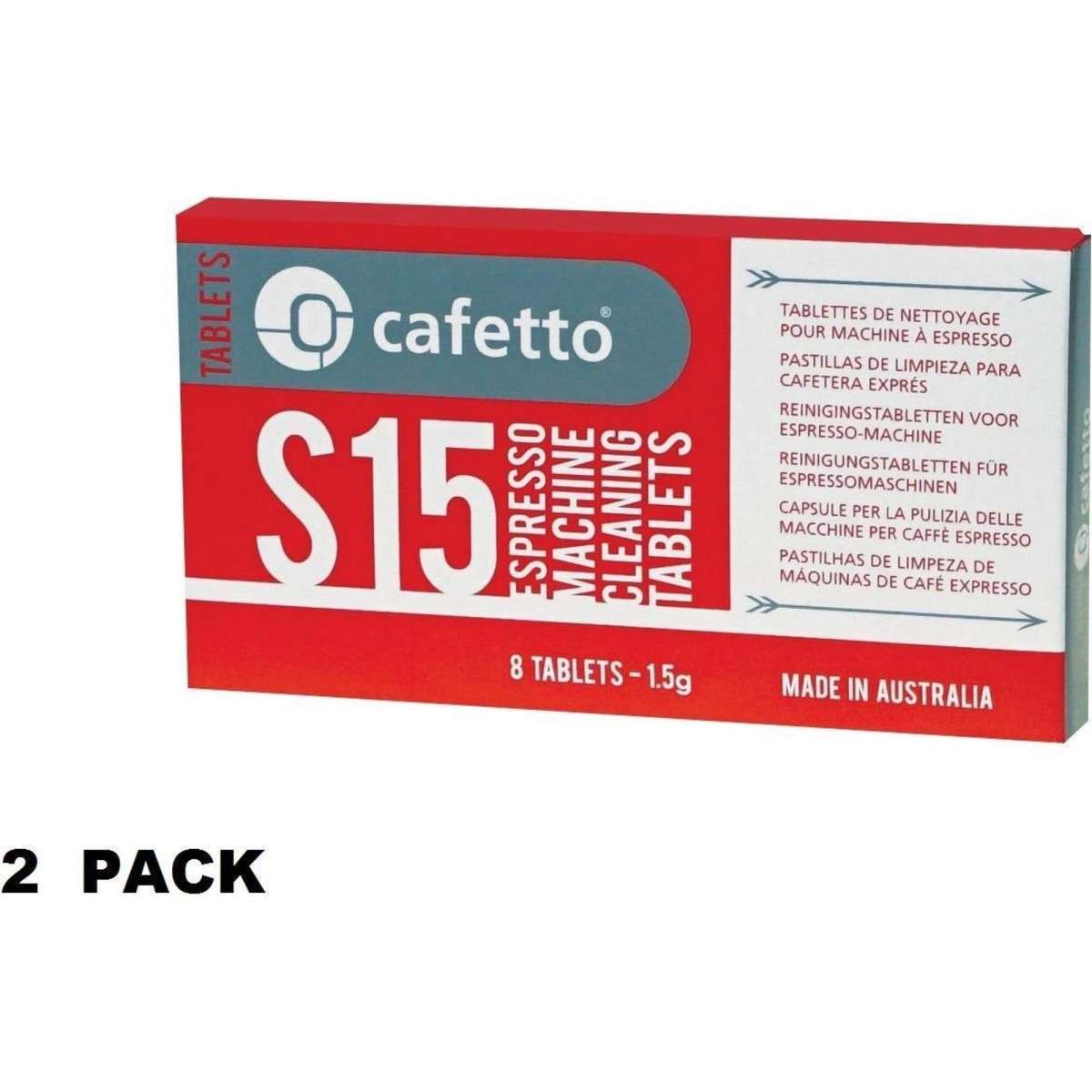 Cafetto S15 Espresso Machine Cleaning 16 Tablets Woolworths