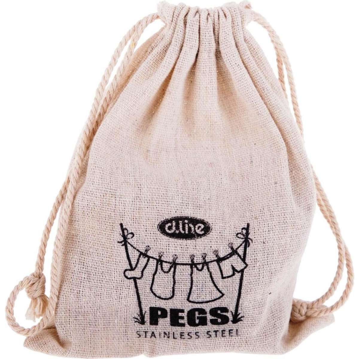 D.Line Stainless Steel Clothes Pegs Pack 36 Woolworths