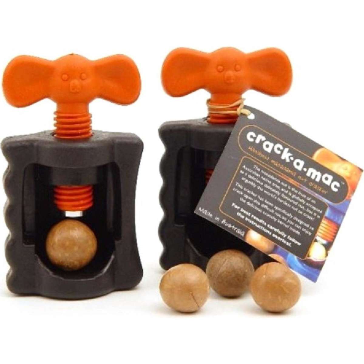 CrackAMac Handheld Macadamia Nut Cracker x 2 Woolworths