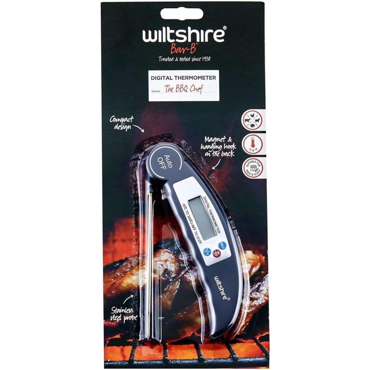 Wiltshire Bbq Digital Thermometer Woolworths