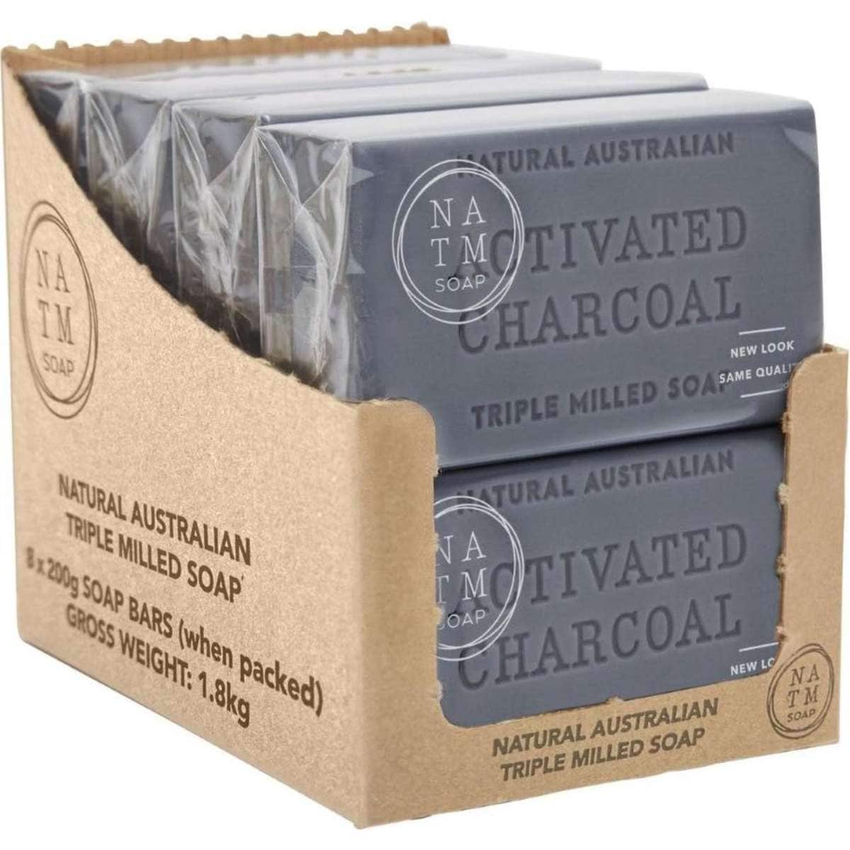 NATM Activated Charcoal Box 8 x 200g Woolworths