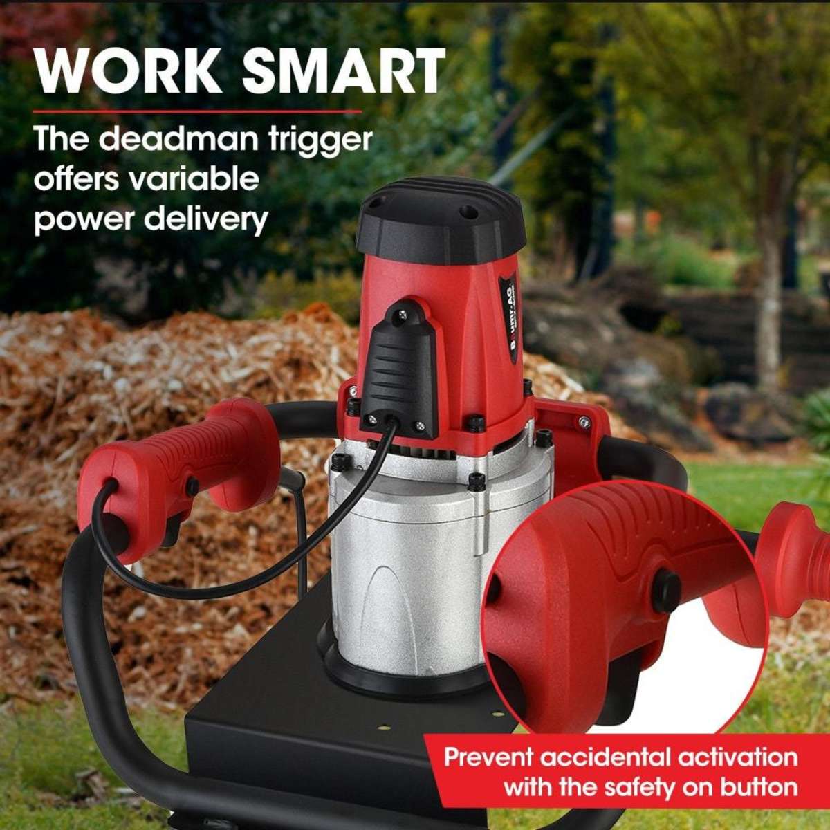 BaumrAG 1500W Electric Post Hole Auger Digger Woolworths