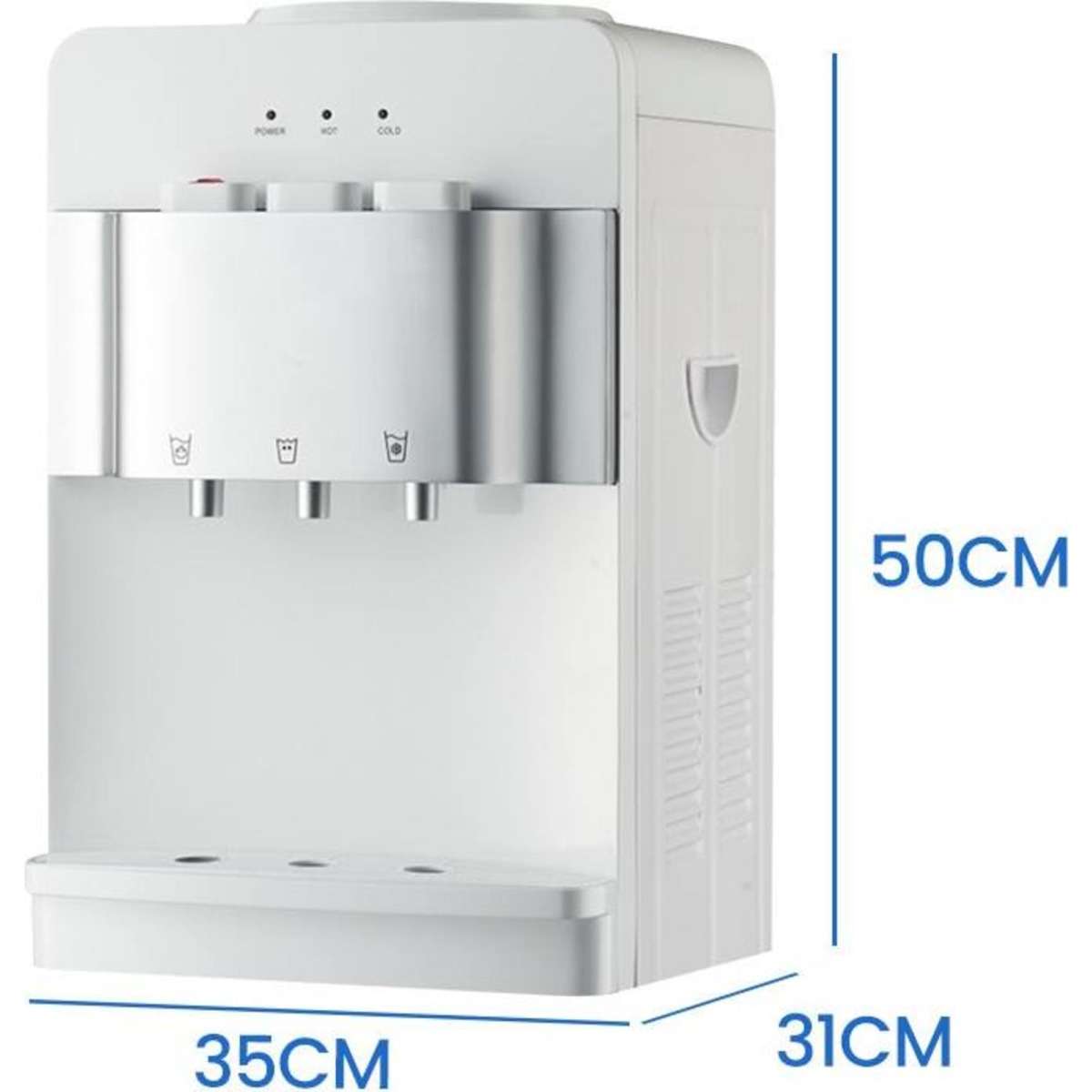 PolyCool Compressor Benchtop Water Cooler Dispenser, Instant Hot & Cold