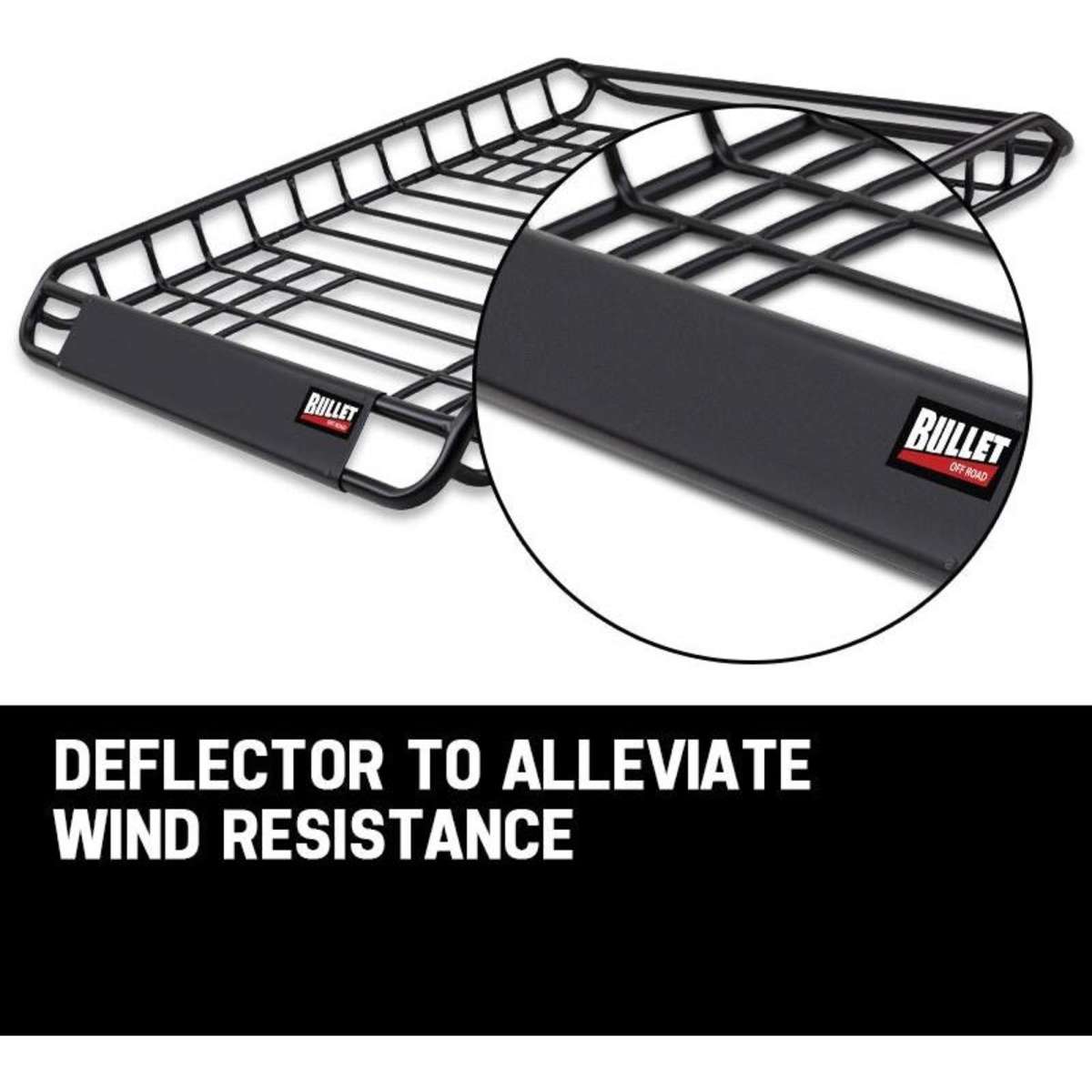 Bullet Pro Universal Roof Rack Basket Car Luggage Carrier Steel Cage