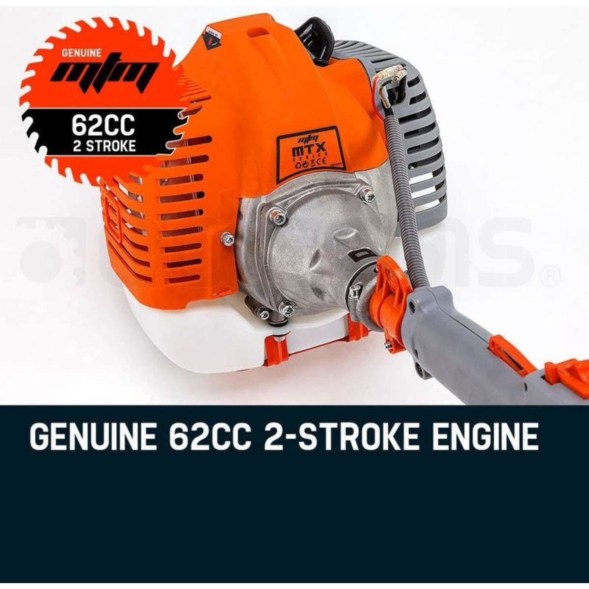 MTM 62CC Pole Chainsaw Petrol Saw Hedge Trimmer Chain Tree Pruner