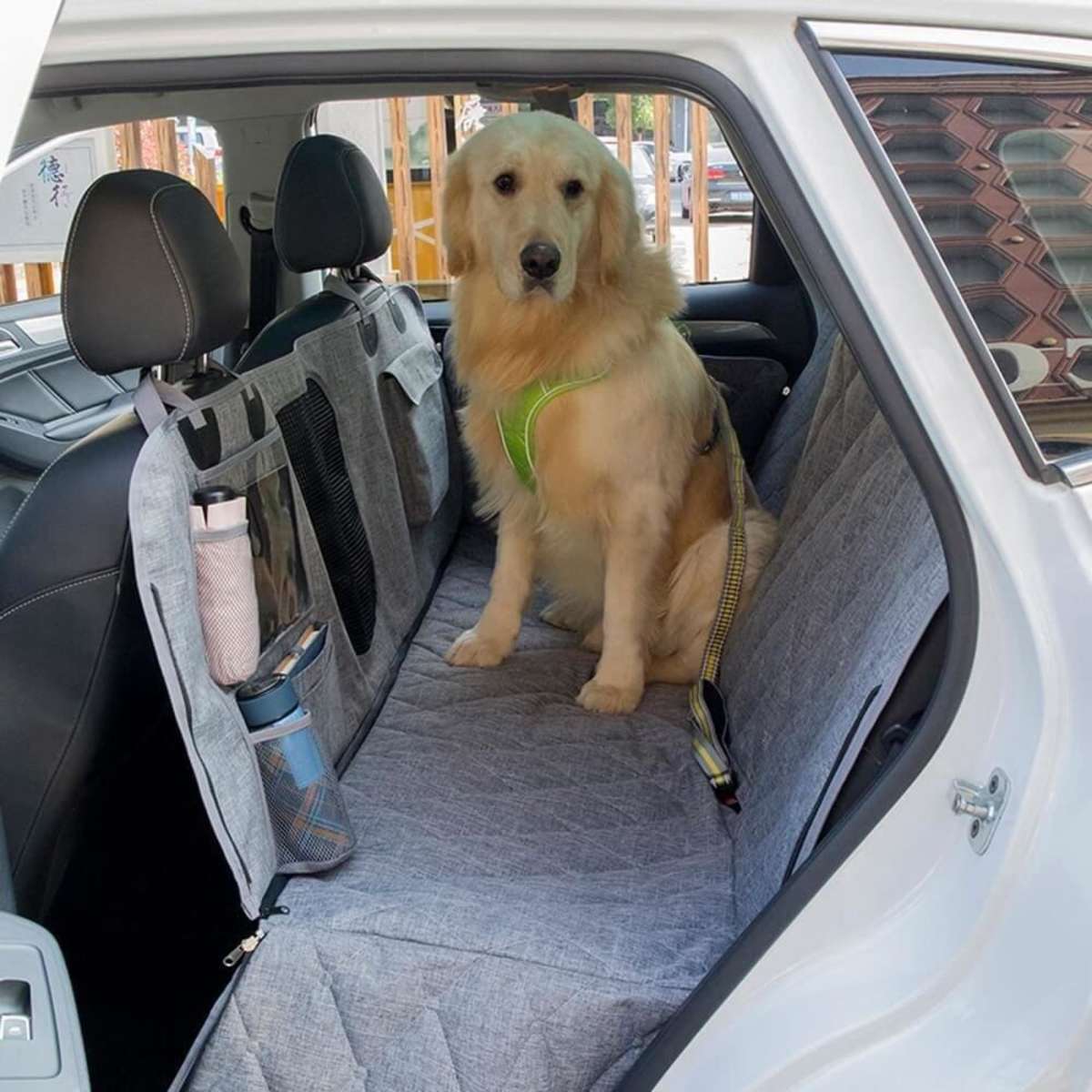 Aussie Land Waterproof Heavy Duty Pet Car Seat Cover Hammock Style