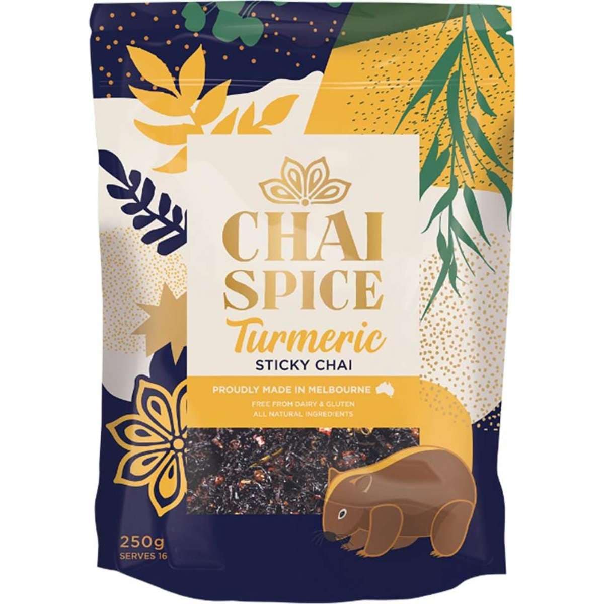 Chai Spice Turmeric Sticky Chai Blend Hot Tea Drink 250G | Woolworths