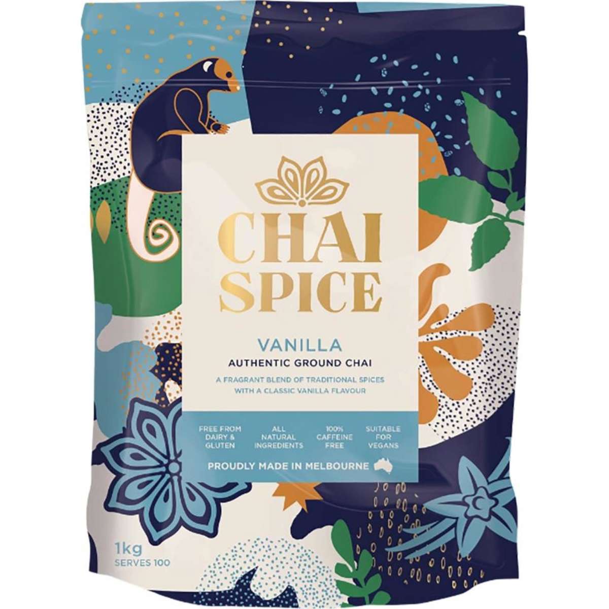 Chai Spice Chai Vanilla Blend Hot Tea Drink Ground 1kg | Woolworths