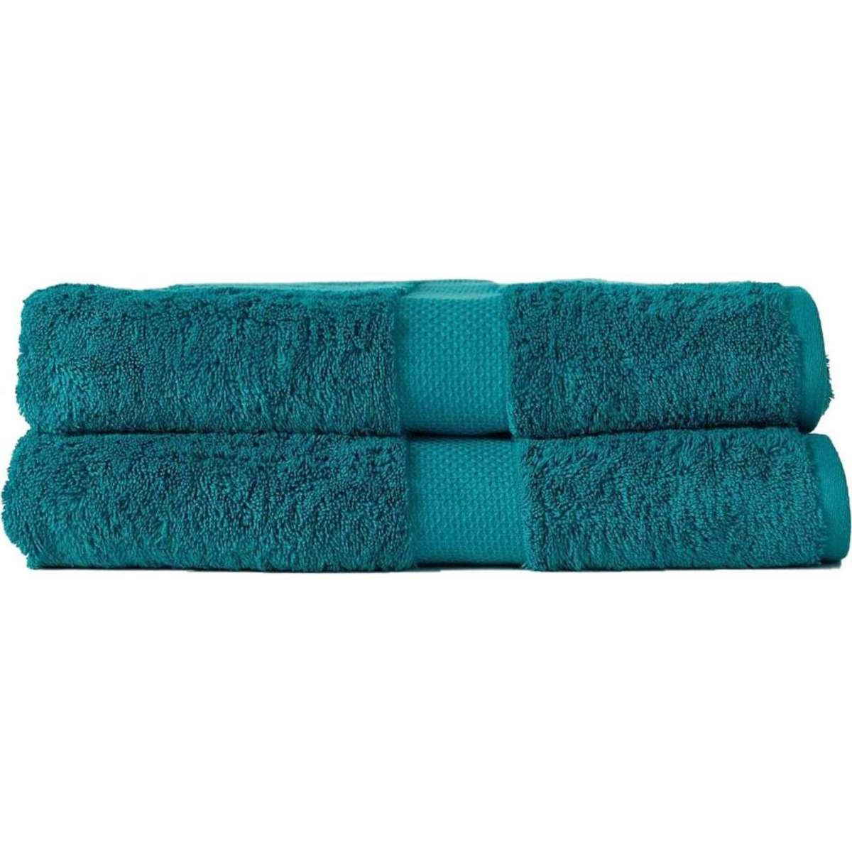 Canningvale Royal Splendour Bath Sheet Set Oceano Teal 2pc | Woolworths